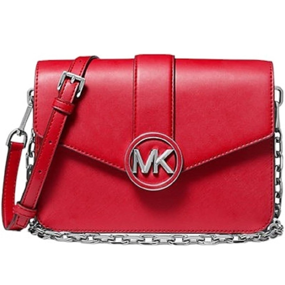 🆕 NWT MICHAEL KORS RED CROSSBODY BAG